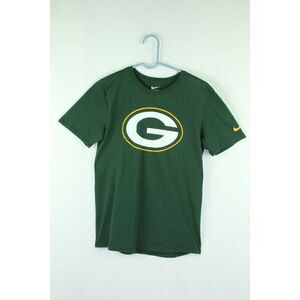 NIKE Green Bay Packers Athletic Cut T-Shirt Tee Size Small Chest 36" Unisex